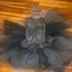 Elegant Gray Kids Costume Dress